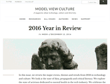Tablet Screenshot of modelviewculture.com